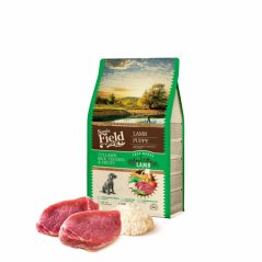 2,5 kg, Sam's Field Low Grain Puppy Lamb - Free Range, superprémiove granule pre šteňatá s jahňacím z voľného chovu, (Sams Field bez pšenice)