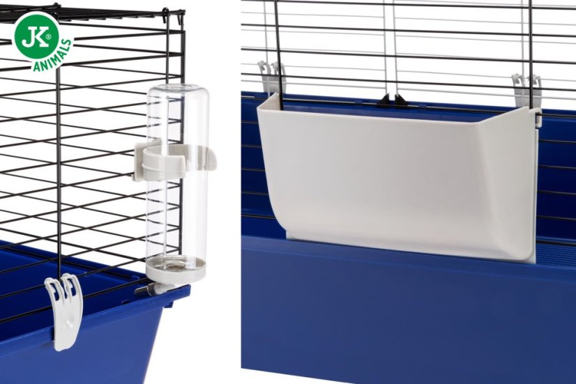 Ferplast Rabbit 120 Klietka s výbavou pre zajace a morčatá 118 x 58,5 x 49,5 cm