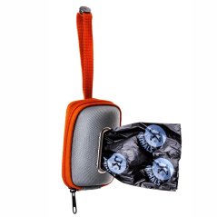 JK ANIMALS látkový zásobník na vrecká +2 role vreciek 6x8 cm