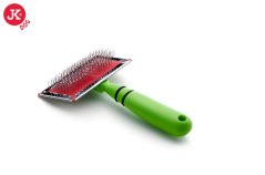 JK ANIMALS Jemná stredná kefa s guličkami 15x8,5 cm