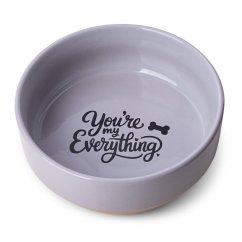 JK ANIMALS YUM LIGHT GREY - LOVE keramická miska pre psa, 850 ml