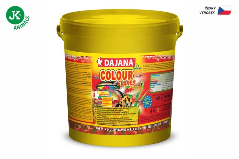 Dajana Colour Flakes, vločky – krmivo, 10 000 ml