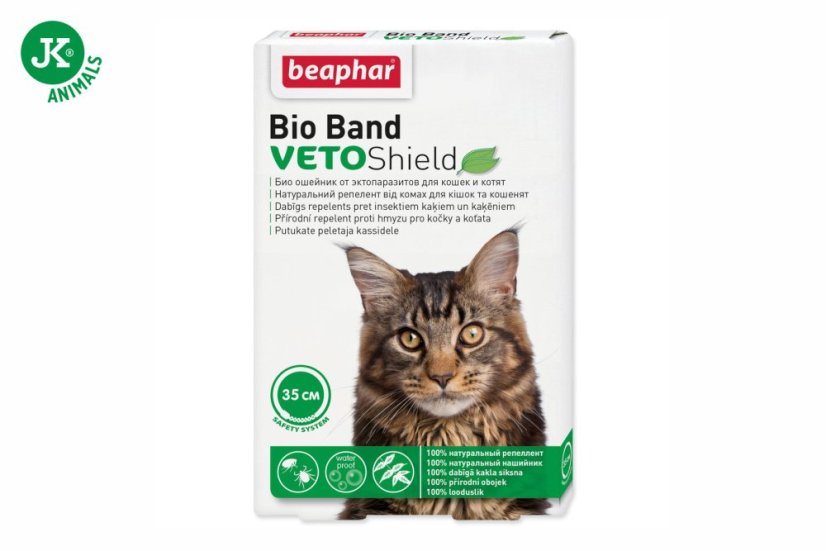 Beaphar repelentný obojok Bio Band Veto Shield, 35 cm