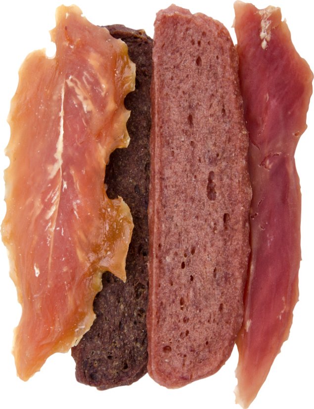 JK ANIMALS Meat Snack Mix BEST OF, Mäsová pochúťka 500 g