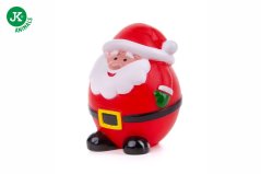 JK ANIMALS Vinylový Santa X-MASS - 8,5 cm, vinylová (gumová) hračka