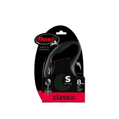 Flexi Classic (lanko),veľkosť S 8m/12kg, čierna