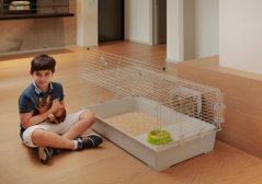 Ferplast Rabbit 100 Klietka s výbavou sv.sivá 95 x 57 x 46 cm