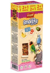 Vitapol 2+1 gratis, banán, jahoda, kiwi, 3 klasy papagaj 135 g