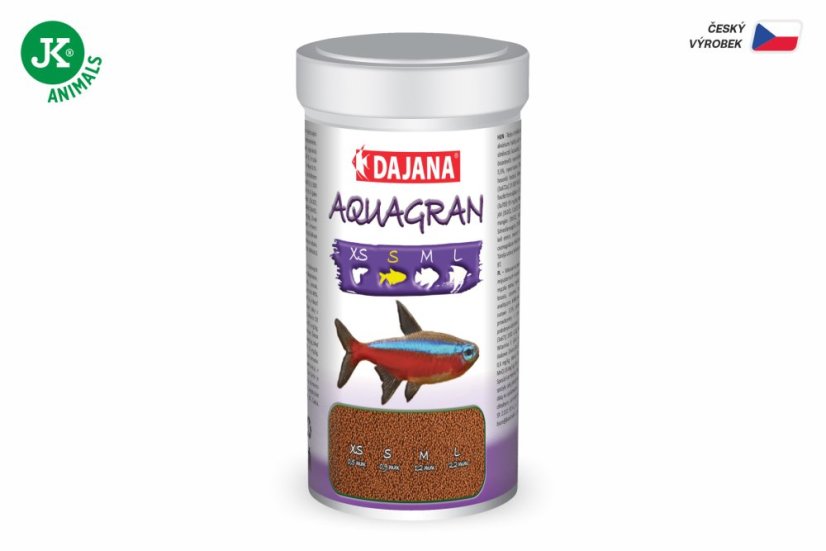 Dajana Aquagran, granule – krmivo, veľkosť S, 100 ml