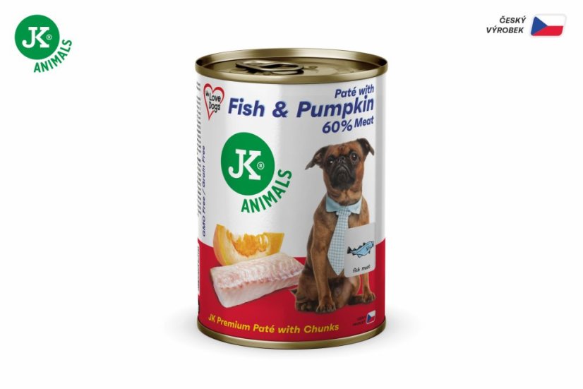 6× 400 g, JK Premium Mix, Paté with Chunks, 60 % Meat