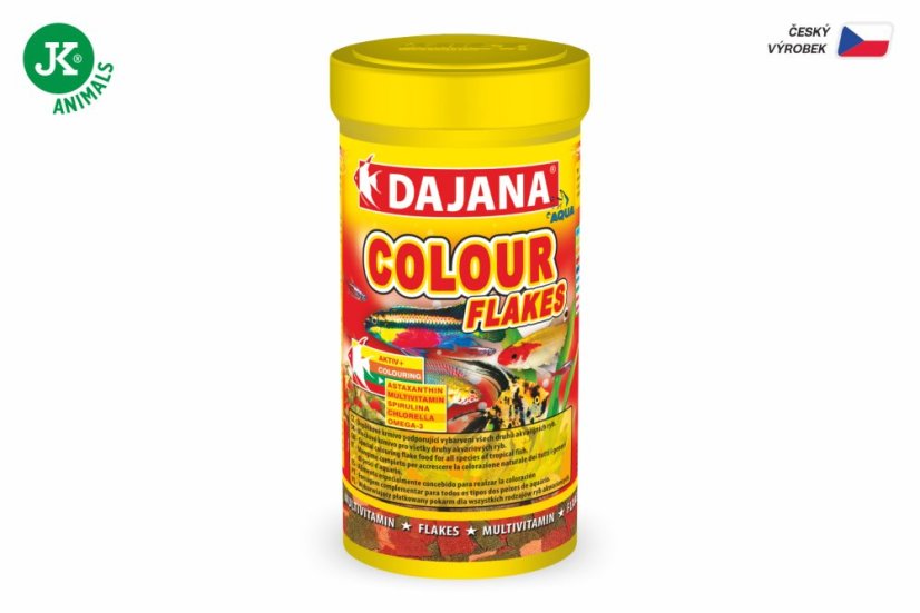 Dajana Colour Flakes, vločky – krmivo, 250 ml
