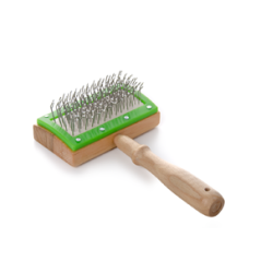 JK ANIMALS Hrubá kefa pre psov s guličkami 16x9 cm