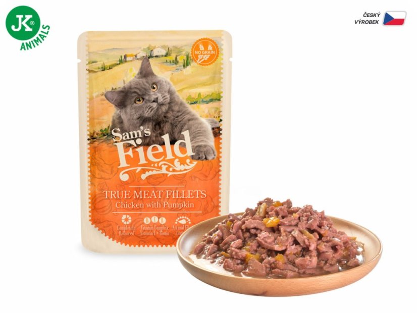 Sams Field True Meat Fillets Chicken with Pumpkin (Sam's Field) 85g