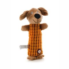 JK ANIMALS, plyšový psík Long, dlhá plyšová pískacia hračka pre psov, 28 cm