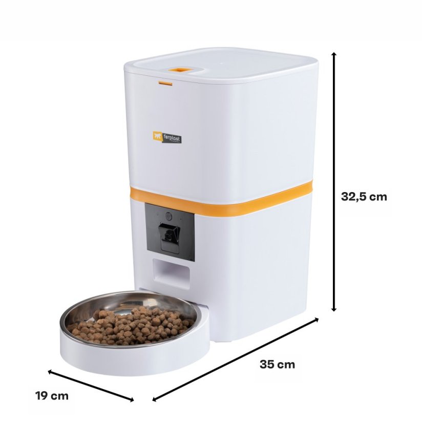 Ferplast Automatický dávkovač krmiva pre psy a mačky, 6 l