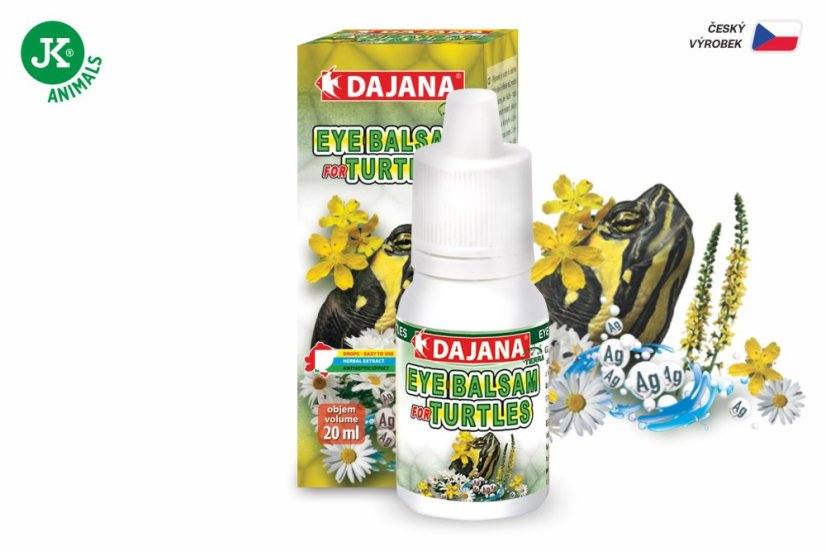 Dajana očný balzam pre korytnačky 20 ml. Eye Balsam for Turtles