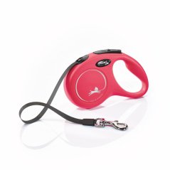Flexi Classic (pásik),veľkosť S 5m/15kg, červená
