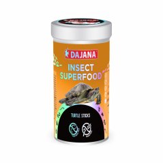 Dajana ISF Turtle Sticks, sticky – krmivo, 250 ml (insect superfood)