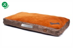 Matrace Bono XL, oranžovo-hnedá, 110 cm, vysoká matrace pre psov