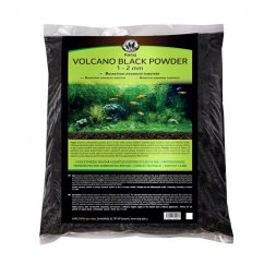 Akvarijný substrát Volcano Black Powder Rataj, čierny, 8 l