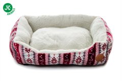 Pelech X-Mas M, 70 cm, vianočný pohodlný pelech pre malé a stredné psy