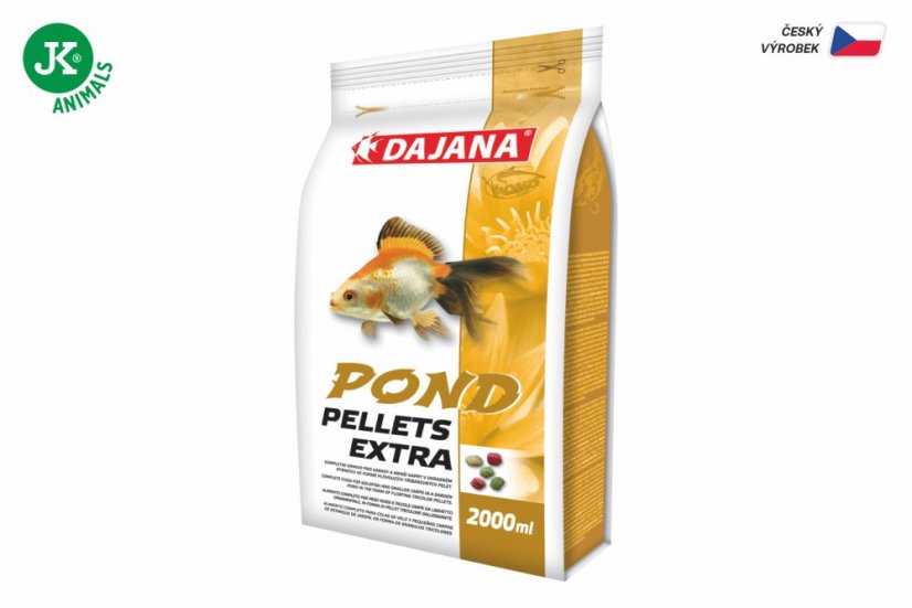 Dajana Pond pellets extra, krmivo pre menšie koi a ostatné jazierkové ryby 2 l