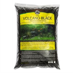 Akvarijný substrát Volcano Black Rataj, čierny, 8l