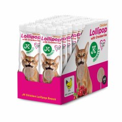 JK ANIMALS kuracie lízatko s brusnicami 48 ks, 1,4 g/1ks