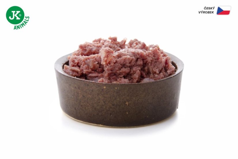 6× 400 g, JK Premium Beef & Carrot, Paté with Chunks, 60 % Meat, hovädzie s mrkvou