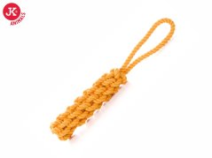 Bavlnené preťahovadlo oranžové 40 cm, bavlnená hračka