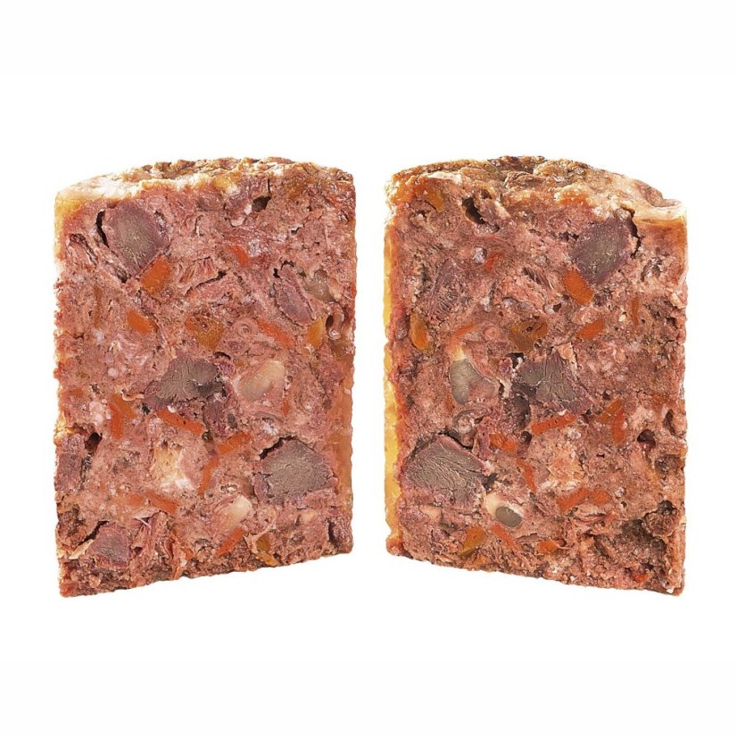 6× 400 g,Sam’s Field True Meat Pork Enriched with Carrot & Linseed Oil for Puppies, superprémiová konzerva,  (Sams Field)