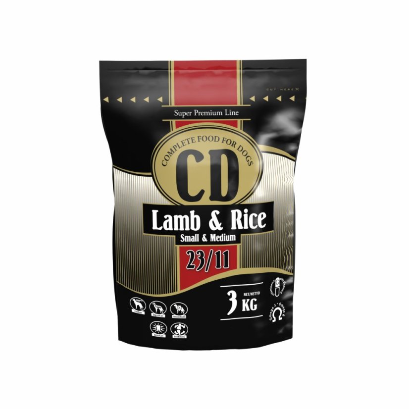 Delikan CD Lamb and Rice Small & Medium 3 kg