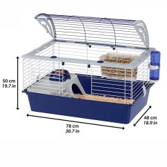 Ferplast Casita 80 modrá 78 x 48 x 50 cm