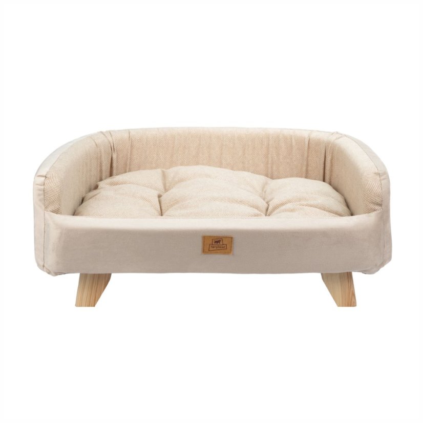 Ferplast posteľ Yuki S béžová 62 x 45 x 26 cm