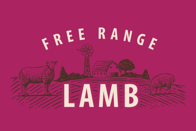 13 kg, Sam's Field Low Grain Adult Large Lamb - Free Range, superprémiove granule pre dospelých psov veľkých a obrích plemien s jahňacím z voľného chovu, (Sams Field bez pšenice)