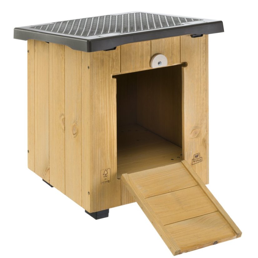 Ferplast BAITA 40 drevená búda pre psov 38,5×41,5×43,5 cm