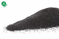 JK ANIMALS Farebný kremičitý piesok čierny, do akvária a terária, 2 kg