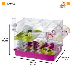 Ferplast LAURA klietka pre škrečky 46 x 29,5 x 37,5 cm