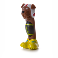 JK Vinylový pes – futbal 16,5 cm – vinylová (gumová) hračka