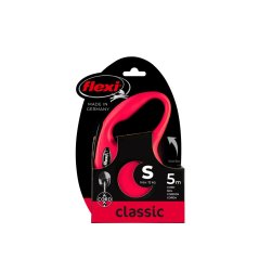 Flexi Classic (lanko),veľkosť S 5m/12kg, červená