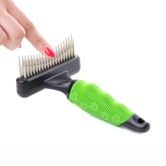 JK ANIMALS Hrábky FLEX–39 rotačných a odpružených hrotov vo dvoch radoch 16x11 cm