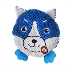 JK ANIMALS, Husky, šuštiaca a pískacia hračka, 22 cm