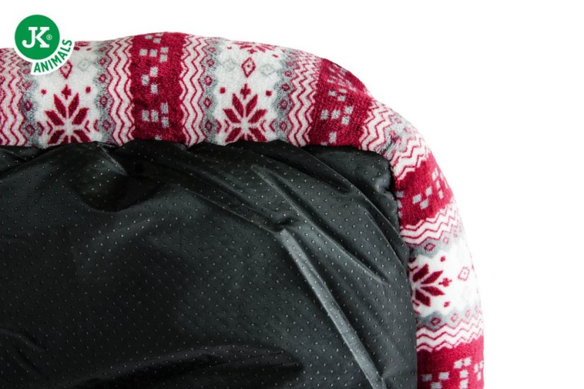 Pelech X-Mas M, 70 cm, vianočný pohodlný pelech pre malé a stredné psy