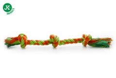 JK ANIMALS Bavlnený uzol (3 uzly), bavlnená hračka pre psov, 50 cm