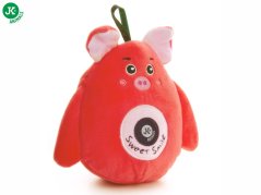 Plyšové prasiatko, plyšová pískacia hračka, 16 cm