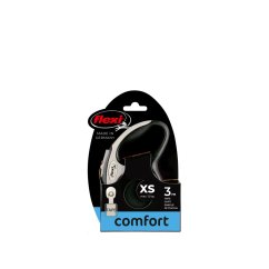 flexi New Comfort pásik, veľkosť XS 3m/12kg, čierna