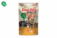 JK ANIMALS DOG DAY,  Mäsový Mix, kuracie mäso, kačacie mäso a králičie filety, 80 g