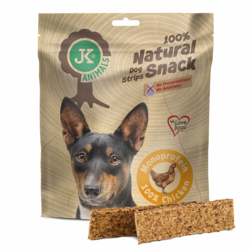 JK ANIMALS 100% Natural Snack, Monoproteín Chicken, 100% kuracie, 500 g