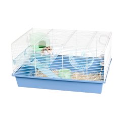 Ferplast MILOS MEDIUM klietka pre škrečky, modrá 50 x 35 x 25 cm