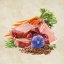6× 400 g,Sam’s Field True Meat Pork Enriched with Carrot & Linseed Oil for Puppies, superprémiová konzerva,  (Sams Field)